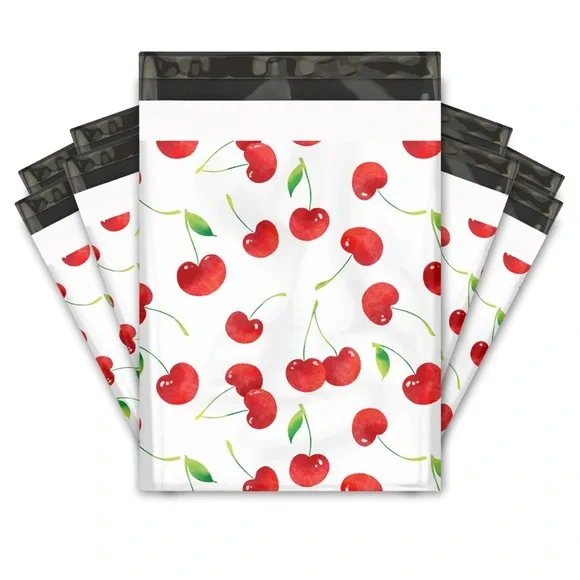 25 10X13 Poly Mailers, Cherry Shipping Envelopes PRICE IS FIRM - Picture 10 of 14